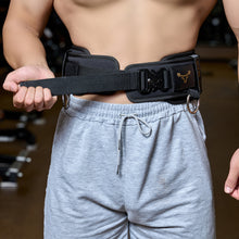 Load image into Gallery viewer, 2-in-1 Weightlifting Belt & Dip Belt with Quick-Release Aluminum Buckle