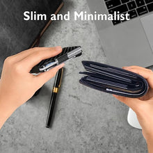 Load image into Gallery viewer, GYM OX Carbon Fiber Slim Wallet For Men - Front Pocket RFID Blocking Minimalist Wallet For Men
